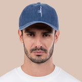 كاب أبجد أزرق