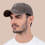 كاب أبجد رمادي